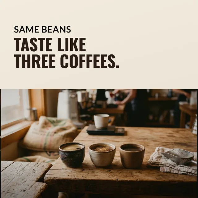 Slide 2 of the generated deck for Driftwood Roasters